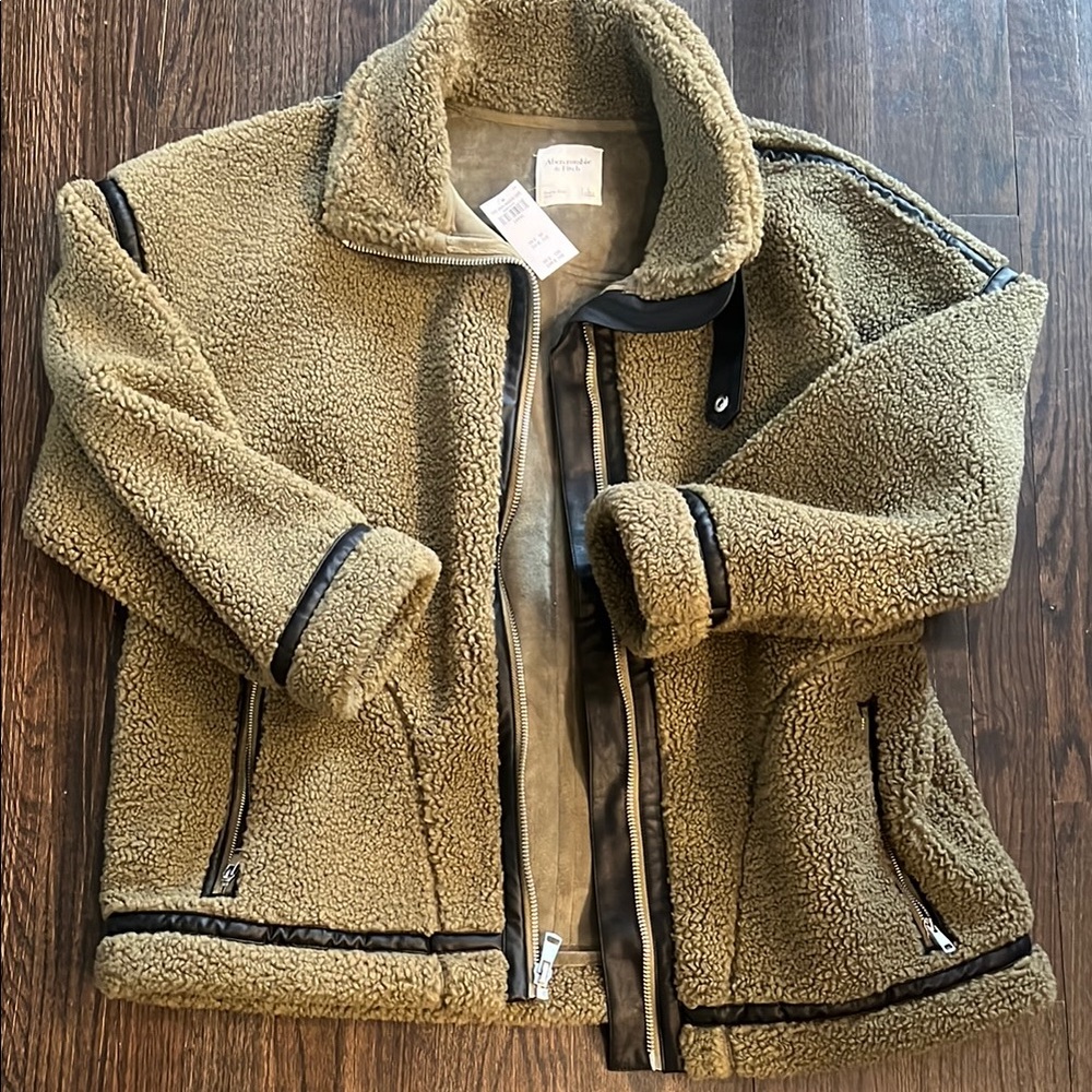 Cozy Tan Sherpa Jacket